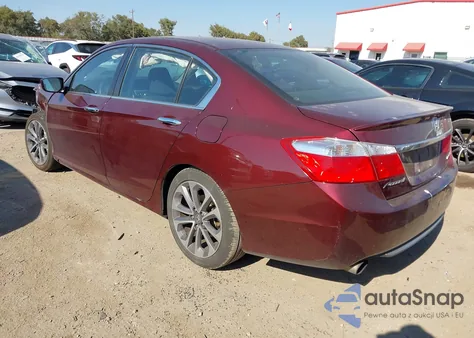 2015 Honda Accord Sport z USA, uszkodzony, nr VIN 1HGCR2F54FA191007